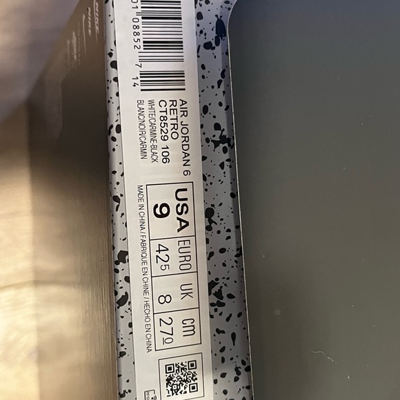 Air Jordan 6 Retro OG ‘Carmine’ - Picture 9 of 9